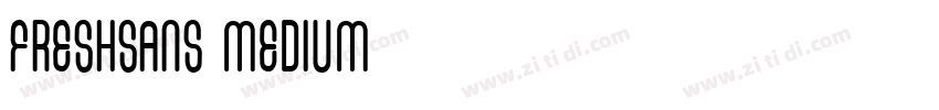 FreshSans Medium字体转换